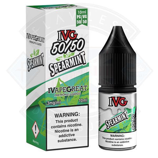 IVG 50:50 Spearmint TPD Compliant e-liquid - Flawless Vape Shop