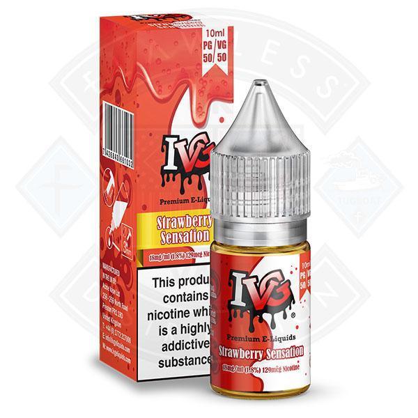 IVG 50:50 Strawberry Sensation TPD Compliant e-liquid - Flawless Vape Shop