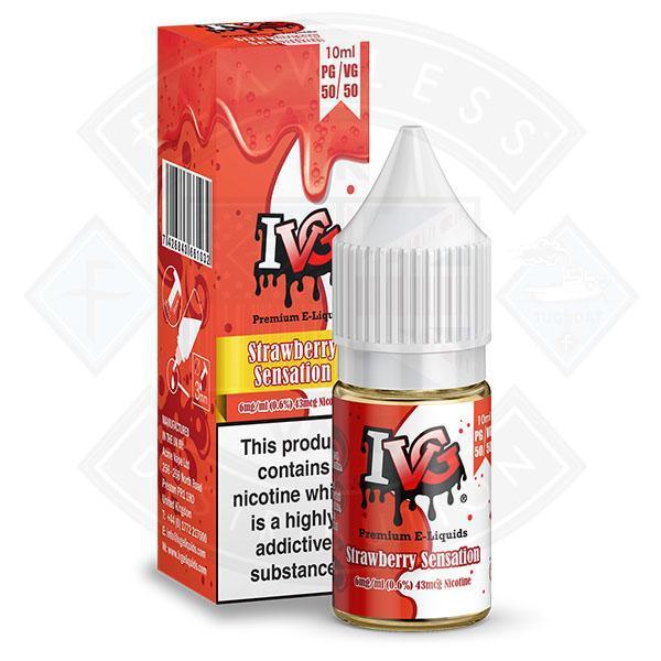 IVG 50:50 Strawberry Sensation TPD Compliant e-liquid - Flawless Vape Shop