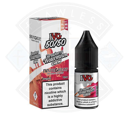 IVG 50:50 Strawberry Watermelon Chew TPD Compliant e-liquid - Flawless Vape Shop