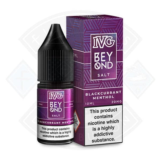 IVG Beyond Nic Salt Blackcurrant Menthol 10ml - Flawless Vape Shop