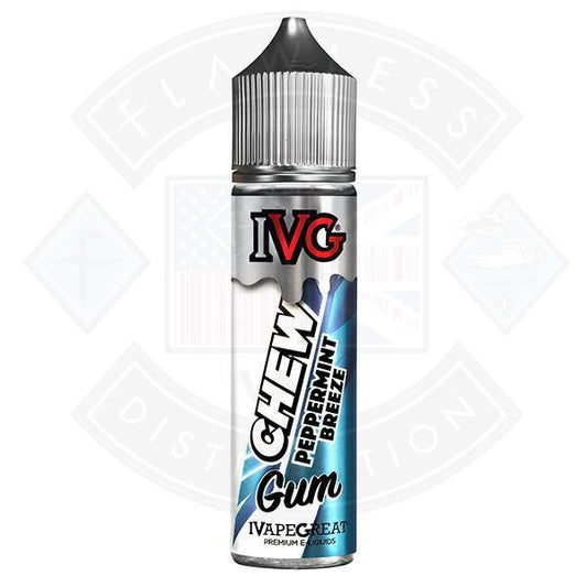 IVG Chew Gum - Peppermint Breeze 0mg 50ml Shortfill - Flawless Vape Shop