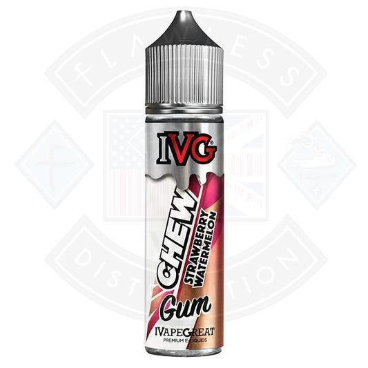 IVG Chew Gum - Strawberry Watermelon 0mg 50ml Shortfill - Flawless Vape Shop