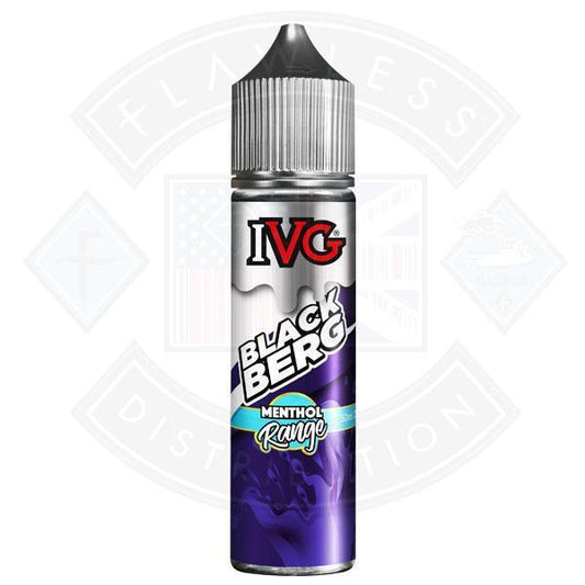 IVG Menthol Range - Blackberg 0mg 50ml Shortfill E liquid - Flawless Vape Shop