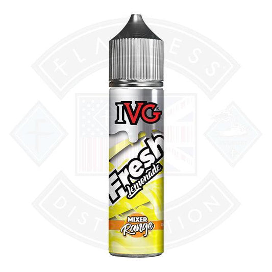 IVG Mixer Range - Fresh Lemonade 50ml 0mg shortfill e-liquid - Flawless Vape Shop