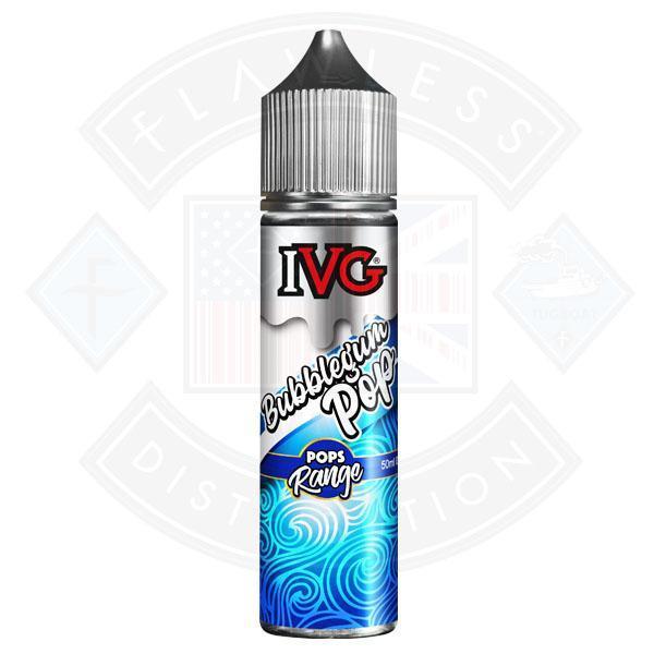 IVG Pops Range Bubblegum Pop 50ml 0mg shortfill e-liquid - Flawless Vape Shop