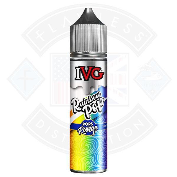 IVG Pops Range - Rainbow Pop 50ml 0mg shortfill e-liquid - Flawless Vape Shop