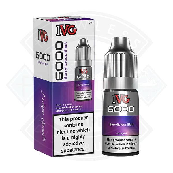 IVG Salt 6000 - Berrylicious Blast 10ml - Flawless Vape Shop