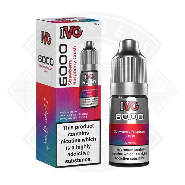 IVG Salt 6000 - Strawberry Raspberry Crush 10ml - Flawless Vape Shop