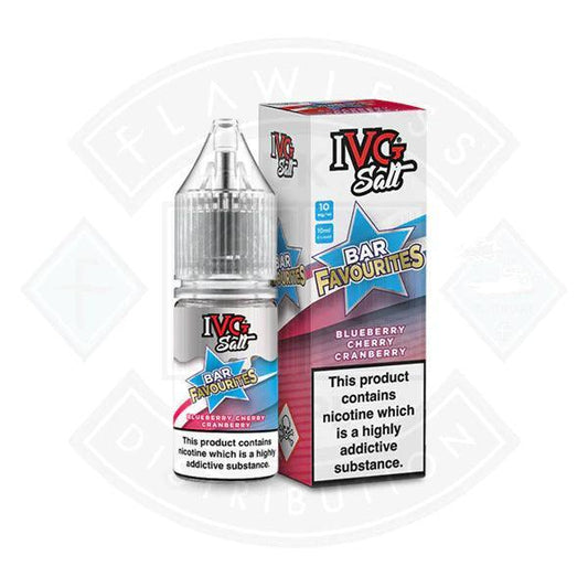 IVG Salt Bar Favourites Blueberry Cherry Cranberry Nic Salt - Flawless Vape Shop