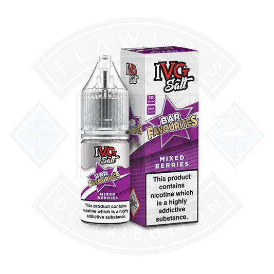 IVG Salt Bar Favourites Mixed Berries Nic Salt - Flawless Vape Shop