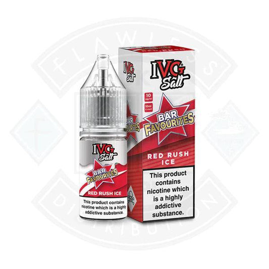 IVG Salt Bar Favourites Red Rush Ice Nic Salt - Flawless Vape Shop