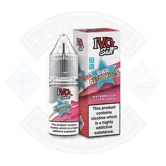 IVG Salt Bar Favourites Watermelon Cotton Candy Nic Salt - Flawless Vape Shop