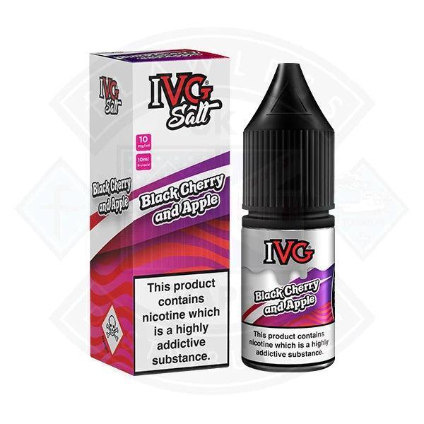 IVG Salt - Black Cherry and Apple 10ml - Flawless Vape Shop