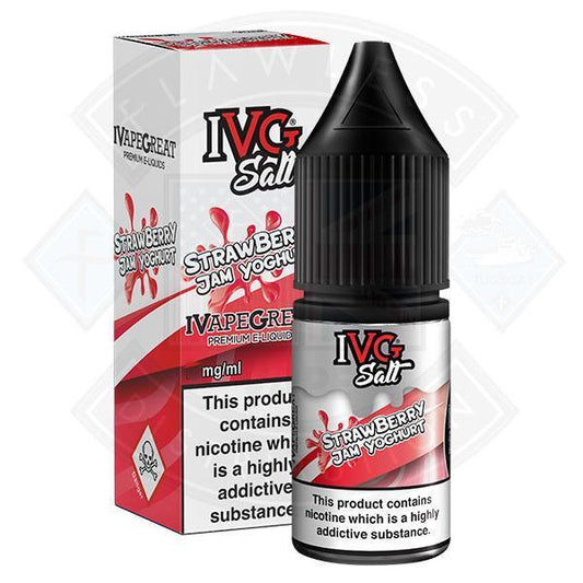 IVG Salt - Strawberry Jam Yoghurt 10ml - Flawless Vape Shop