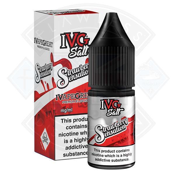 IVG Salt - Strawberry Sensation 10ml - Flawless Vape Shop