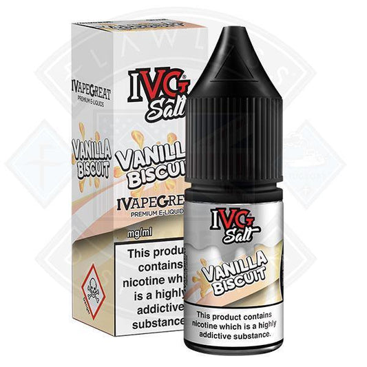 IVG Salt - Vanilla Biscuit 10ml - Flawless Vape Shop