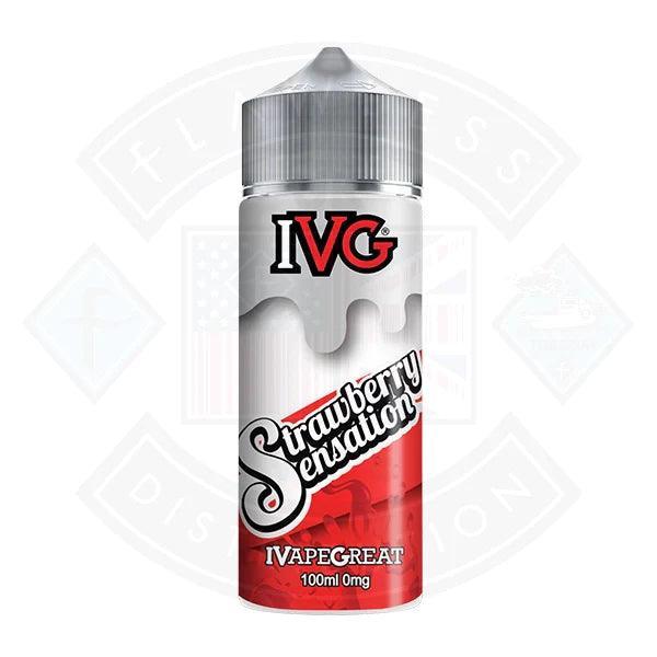 IVG Strawberry Sensation 0mg 100ml Shortfill - Flawless Vape Shop