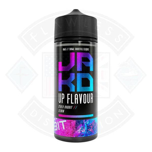 JAKD Cyber Rabbit Xenon 0mg 100ml Shortfill - Flawless Vape Shop