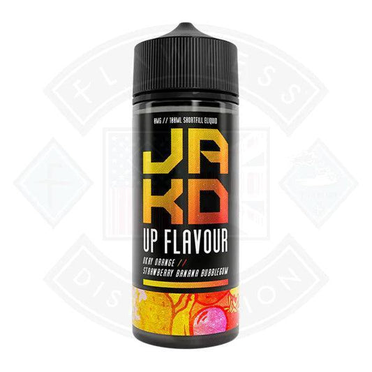 JAKD Okay-Orange Strawberry Banana & Bubblegum 0mg 100ml Shortfill - Flawless Vape Shop