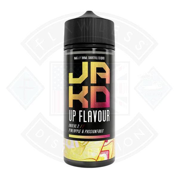 JAKD Unreal 2 Pineapple & Passionfruit 0mg 100ml Shortfill - Flawless Vape Shop