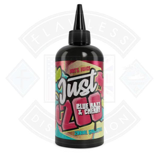 Joe's Juice Just 200 - Blue Razz & Cherry 0mg 200ml Shortfill - Flawless Vape Shop