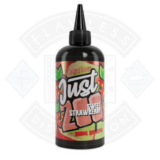 Joe's Juice Just 200 - Sweet Strawberry 0mg 200ml Shortfill - Flawless Vape Shop