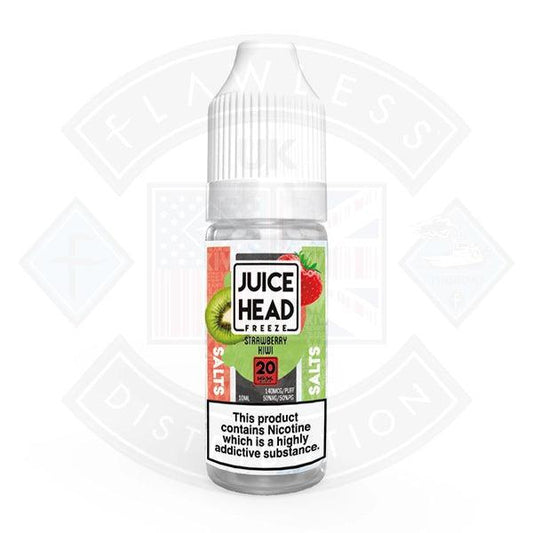 Juice Head Salt Freeze Strawberry Kiwi 10ml - Flawless Vape Shop