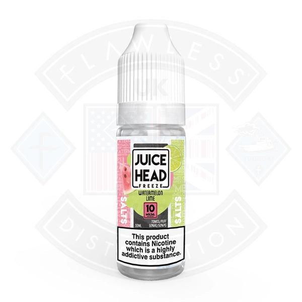 Juice Head Salt Freeze Watermelon Lime 10ml - Flawless Vape Shop