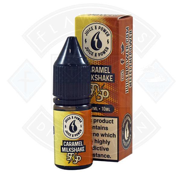 Juice N Power 50:50 Caramel Milkshake 10ml - Flawless Vape Shop