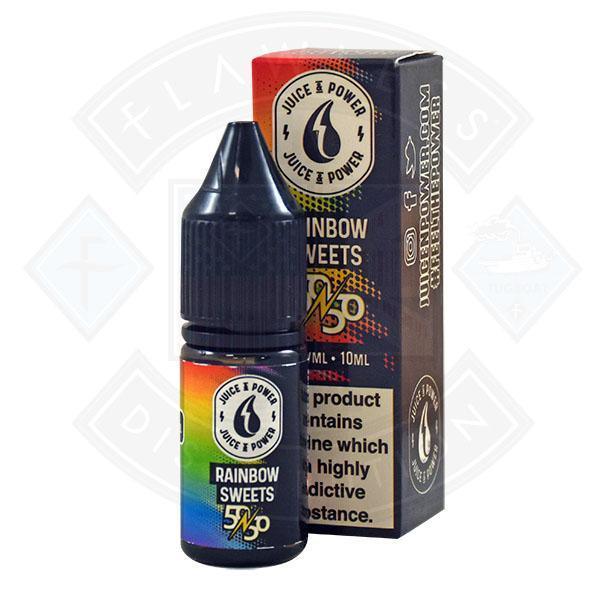 Juice N Power 50:50 Rainbow Sweet 10ml - Flawless Vape Shop