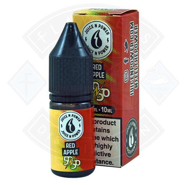 Juice N Power 50:50 Red Apple 10ml - Flawless Vape Shop