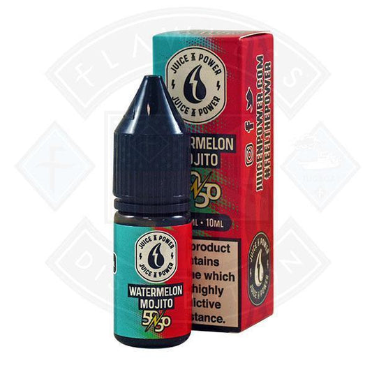 Juice N Power 50:50 Watermelon Mojito 10ml - Flawless Vape Shop