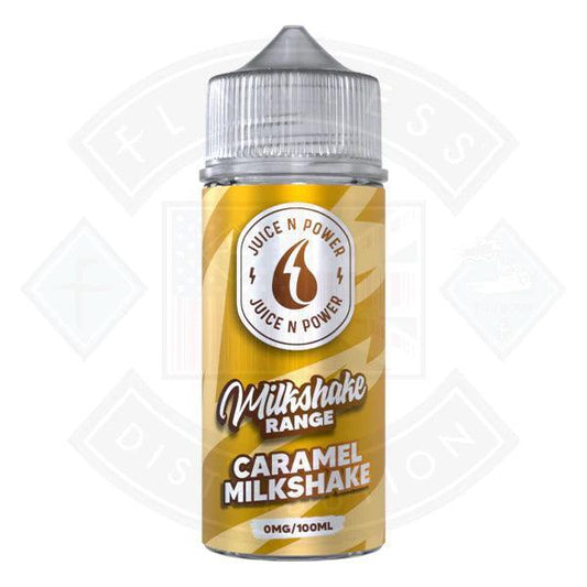 Juice N Power Caramel Milkshake 0mg 100ml Shortfill - Flawless Vape Shop