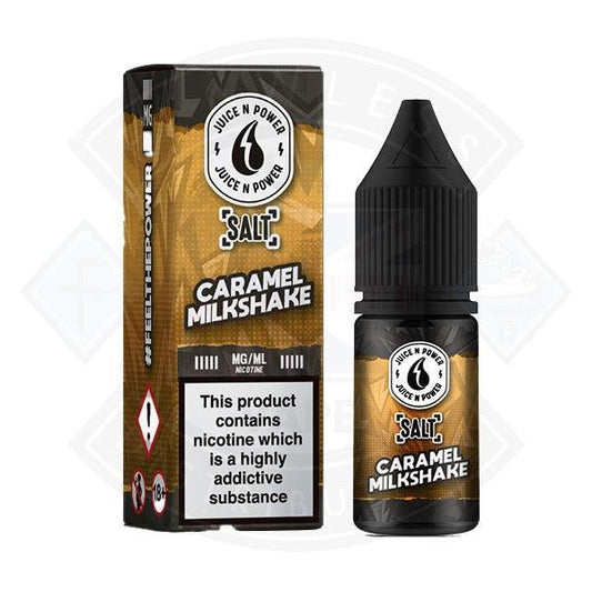 Juice N Power Caramel Milkshake Salt 11mg 10ml - Flawless Vape Shop