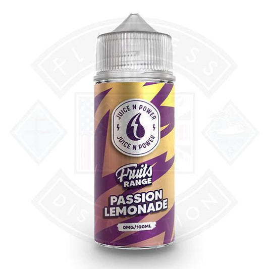 Juice N Power Passion Lemonade 0mg 100ml Shortfill - Flawless Vape Shop