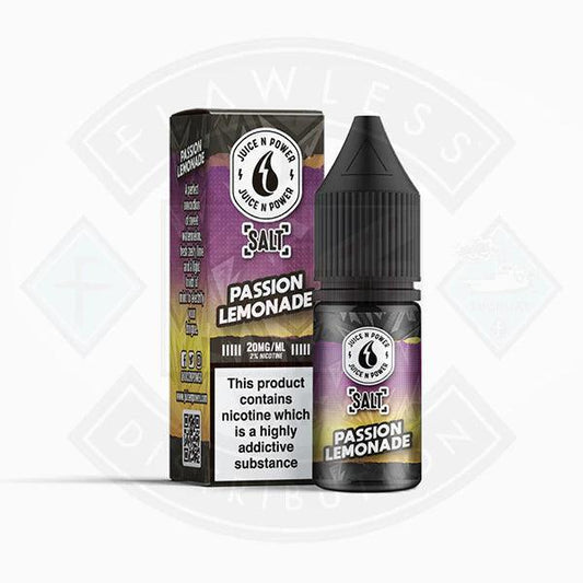 Juice N Power Passion Lemonade Salt 10ml - Flawless Vape Shop