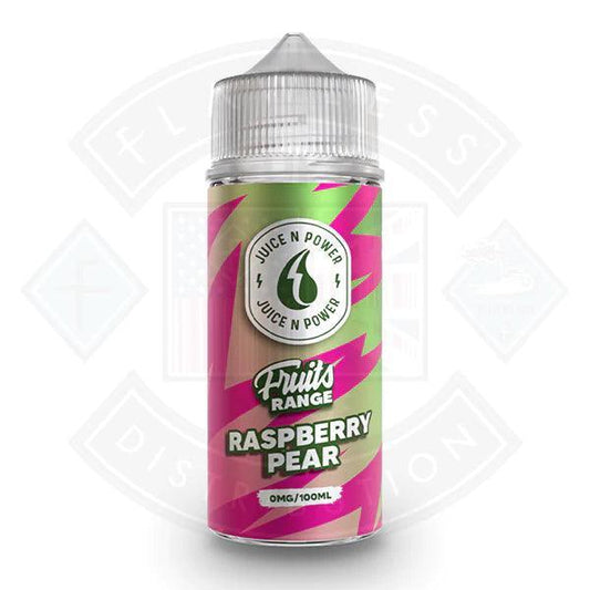 Juice N Power Raspberry Pear 0mg 100ml Shortfill - Flawless Vape Shop