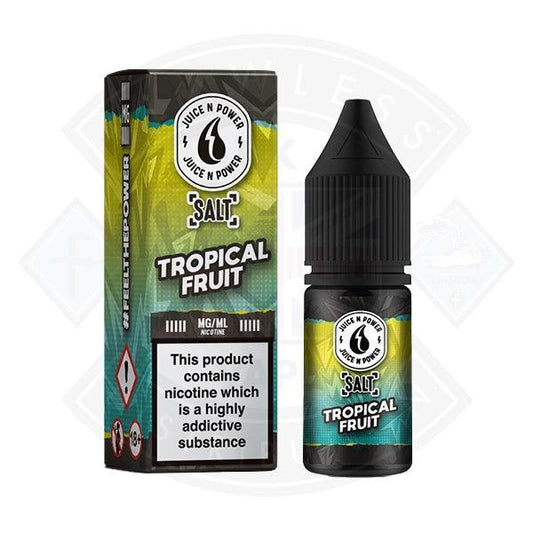 Juice N Power Tropical Fruit Salt 10ml - Flawless Vape Shop