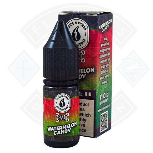 Juice N Power Watermelon Candy Salt 10ml - Flawless Vape Shop