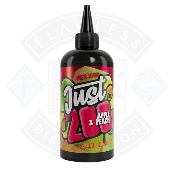 Just 200 by Joe's Juice Apple & Peach 0mg 200ml Shortfill - Flawless Vape Shop