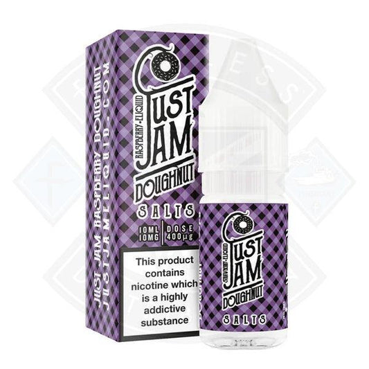 Just Jam Salt Raspberry Doughnut 10ml - Flawless Vape Shop