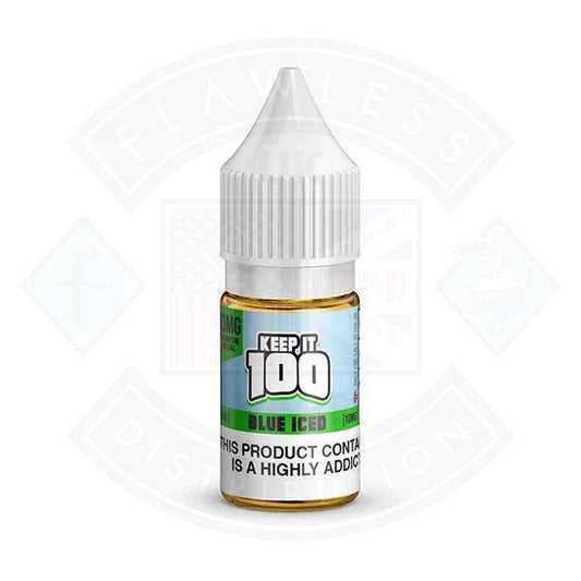 Keep it 100 Blue ICE Nic Salt 10ml - Flawless Vape Shop