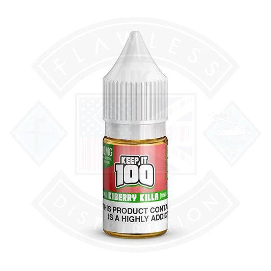 Keep it 100 Kiberry Killa Nic Salt 10ml - Flawless Vape Shop