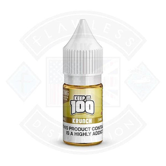 Keep it 100 Krunch Nic Salt 10ml - Flawless Vape Shop