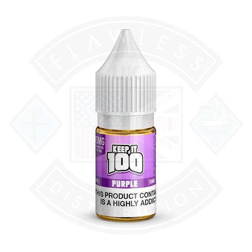 Keep it 100 Purple Nic Salt 10ml - Flawless Vape Shop