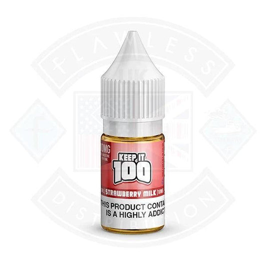 Keep it 100 Strawberry Milk 10ml - Flawless Vape Shop