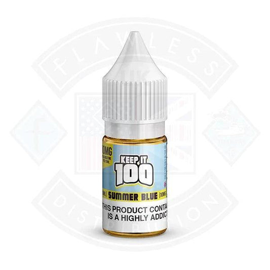 Keep it 100 Summer Blue Nic Salt 10ml - Flawless Vape Shop