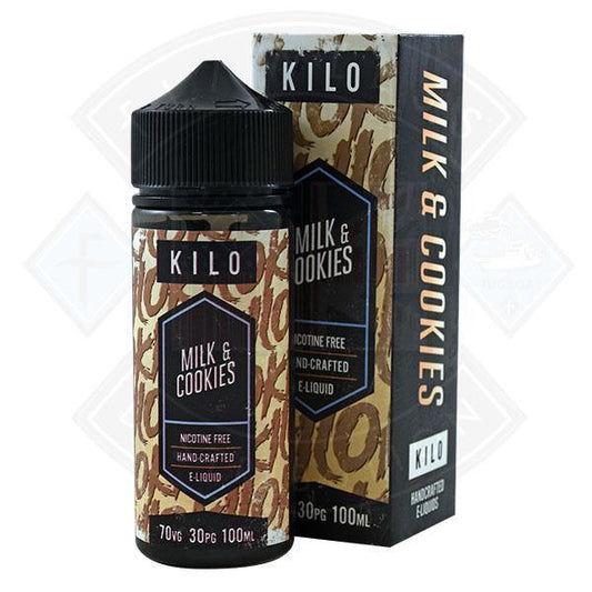 Kilo New Series Milk and Cookies 0mg 100ml shortfill - Flawless Vape Shop