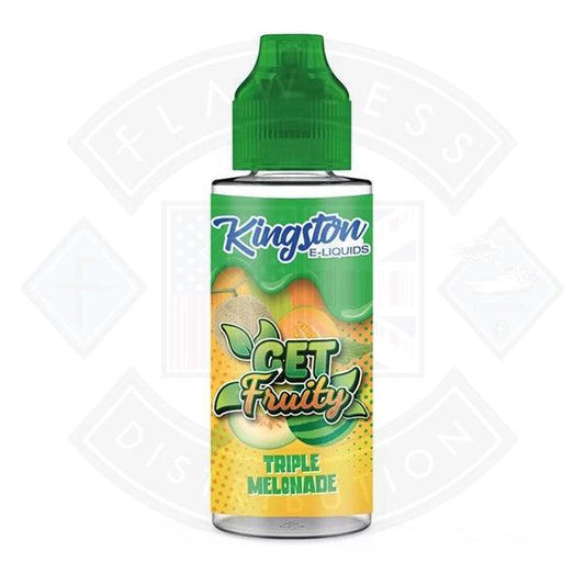 Kingston Get Fruity - Triple Melonade 70/30 0mg 100ml Shortfill - Flawless Vape Shop